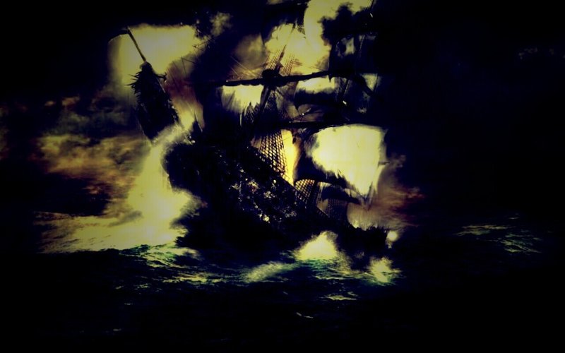 Летучий голландец пираты Карибского моря