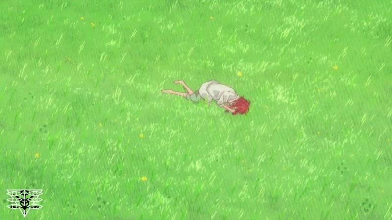 Аниме трава сверху