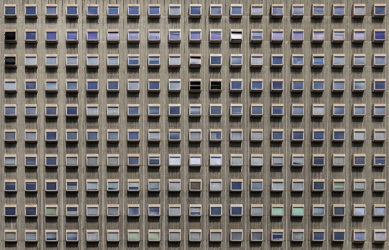 Текстура фасада многоэтажки