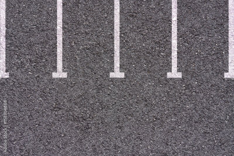 Асфальт с разметкой