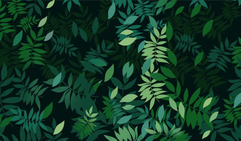 Паттерны листья