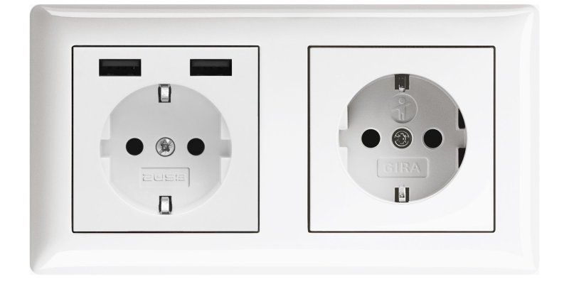 Розетка 2х2к+3 Legrand