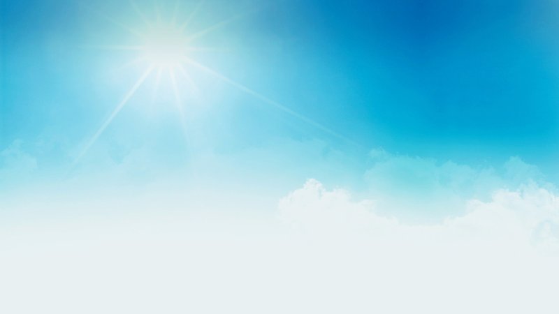 Голубое небо