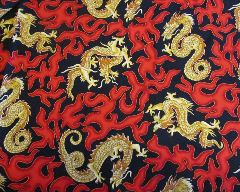 Китайский орнамент дракон паттерн