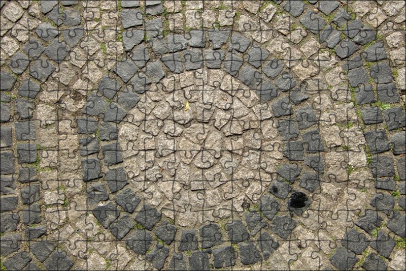 Мощенная булыжником Мостовая