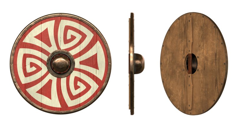 Щит воина древней Руси 1533