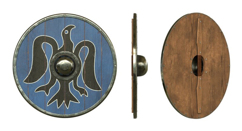 Щит викинга без умбона