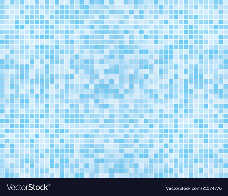 Плитка мозаика голубая