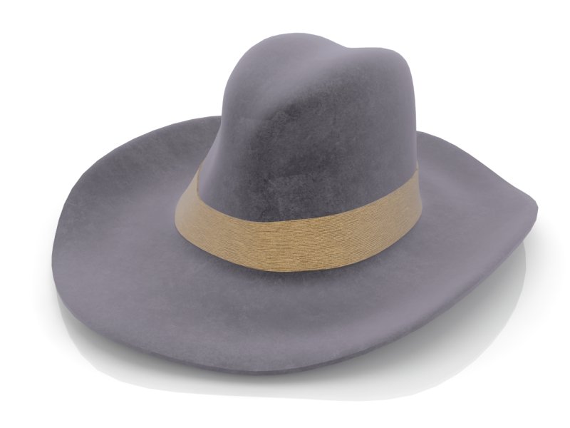 3д модель шляпы