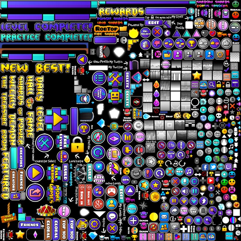 Geometry Dash текстур паки