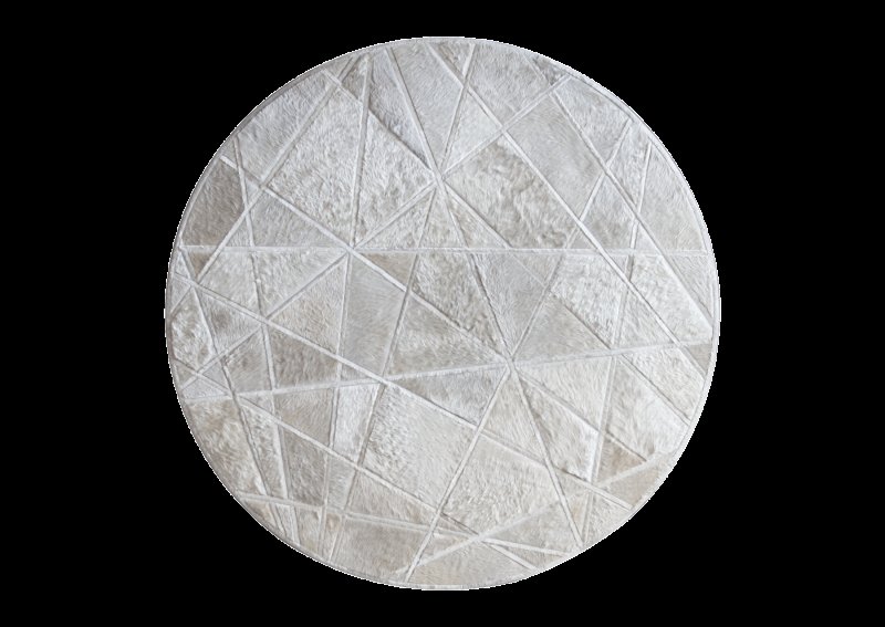 Ковер круглый современный