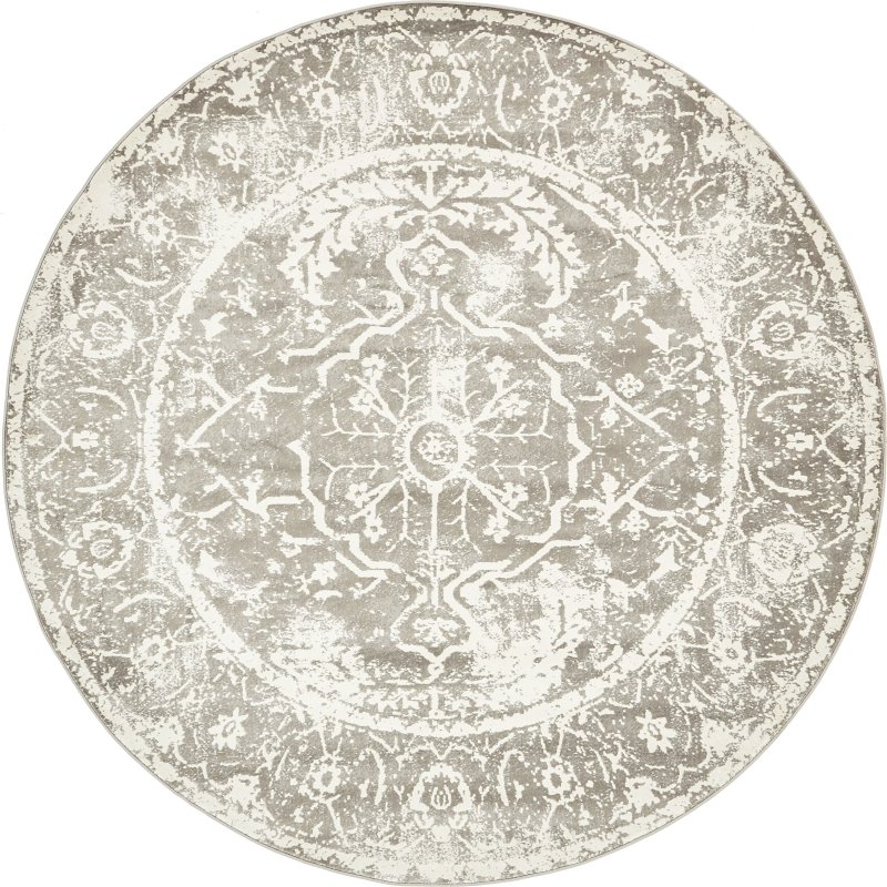 Круглый ковер с орнаментом