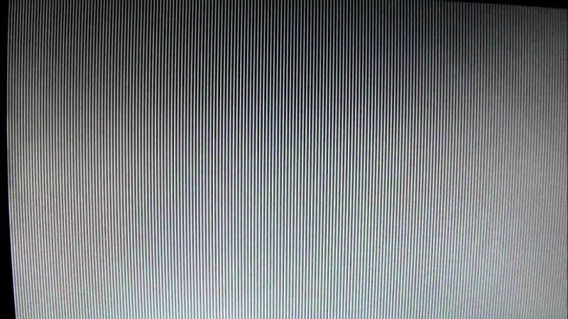 Эффект полос на экране