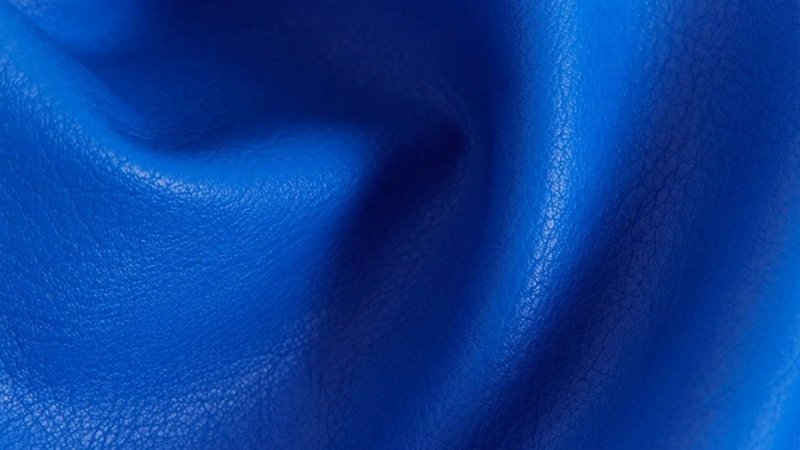 Синий кожзаменитель