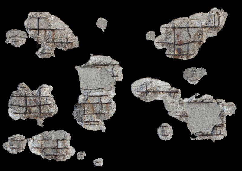 Текстура разрушенной стены