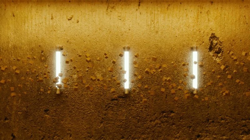 Текстура люминесцентной лампы