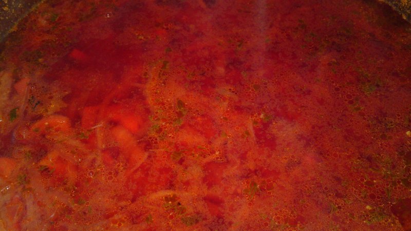 Борщ текстура