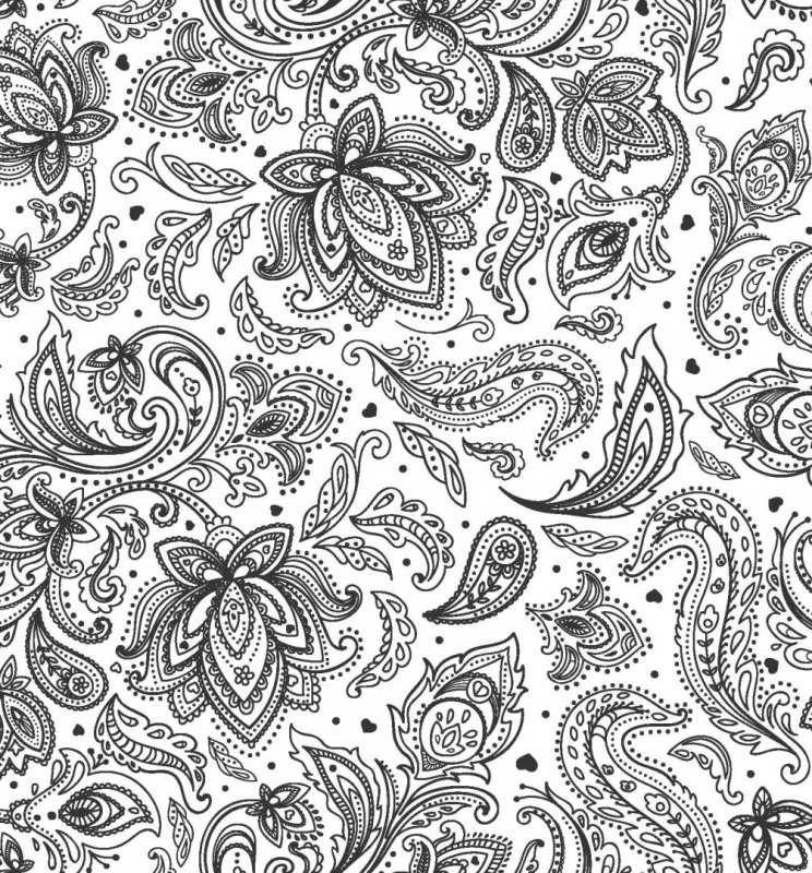 Турецкий огурец узор