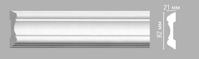 Плинтус потолочный Decomaster d115