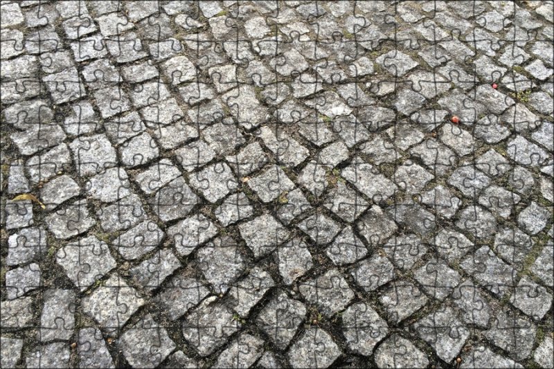 Плитка тротуарная "каменная Мостовая"