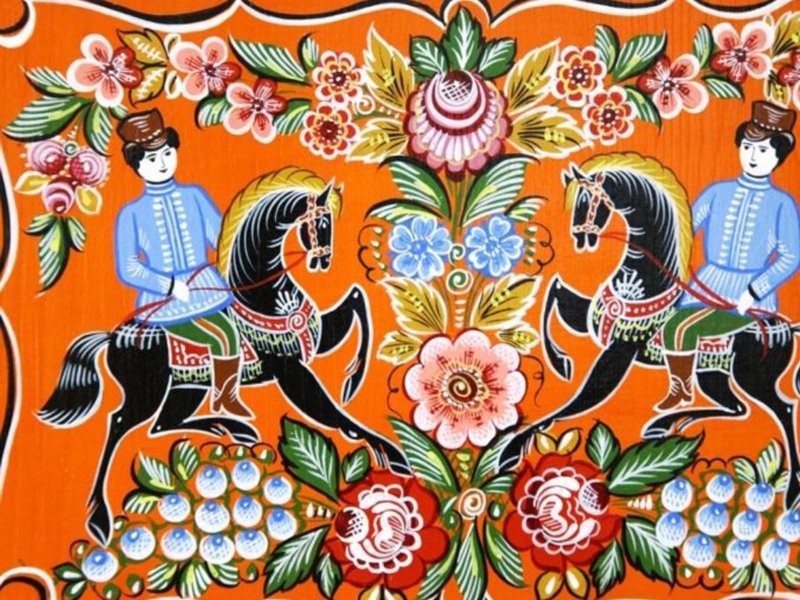 Нижегородские промыслы Городецкая роспись