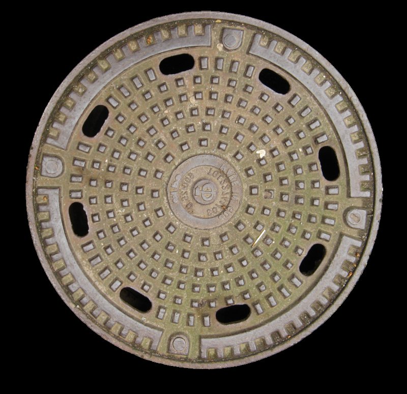 Канализационный люк текстура