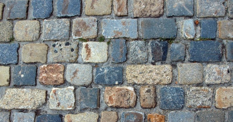 Тротуарная плитка "мостовой камень"