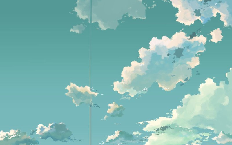 Макото Синкай небо