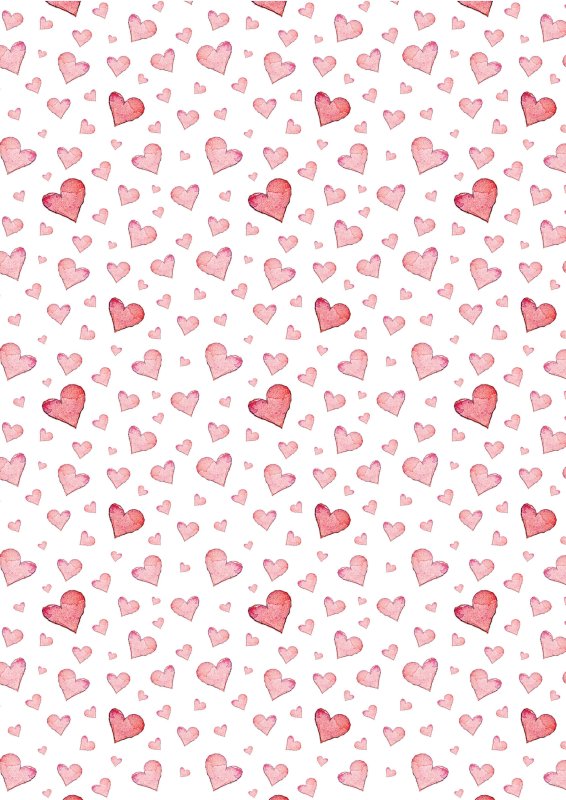 Сердечки фон