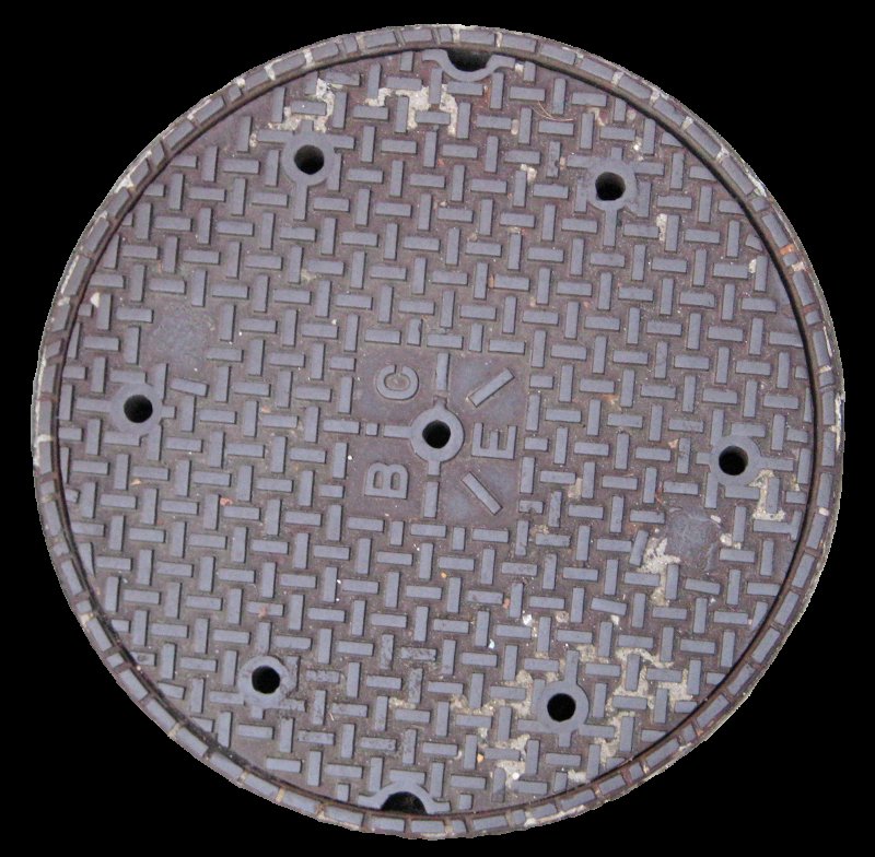 Текстура люка канализационного