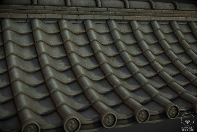 Японская черепица Марусо