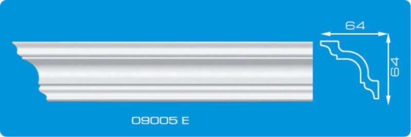 Плинтус потолочный м4-18 2м