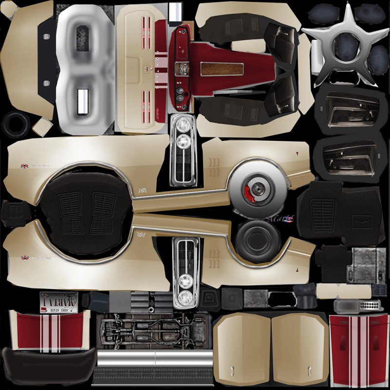 Текстура салона автомобиля