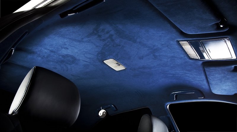 Toyota Corolla 120 перетяжка потолка