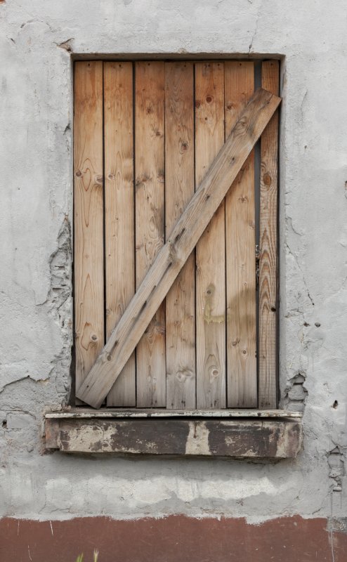 Окно Заколоченное досками