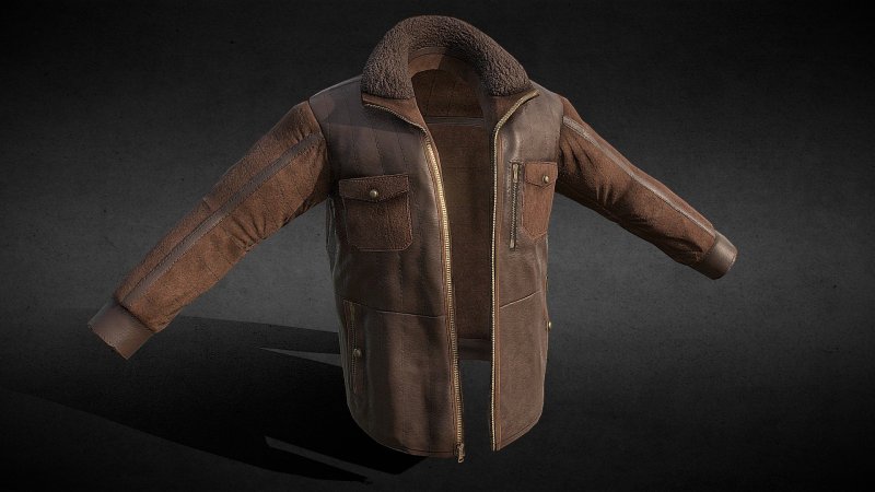 Leather Skyrocket Jacket PUBG