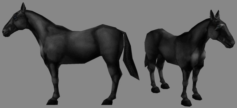 Текстура шерсти лошади