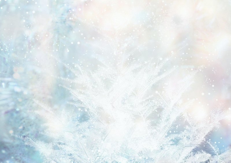 Снежный фон