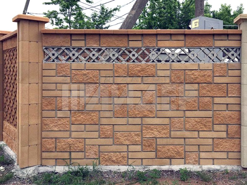 Забор из французского камня