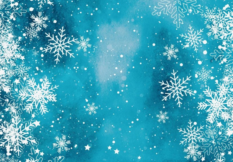 Зима снежинки