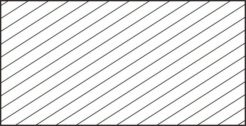 Штриховка косая линия