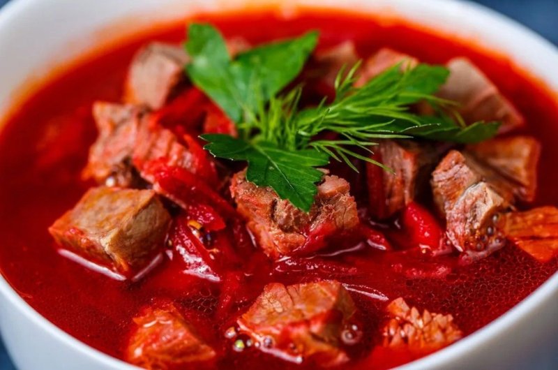 Борщ с говядиной