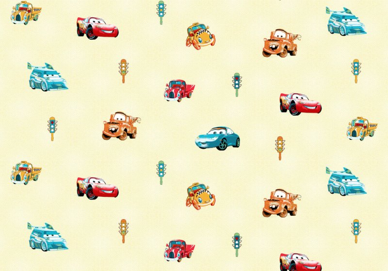 Ткань с машинками