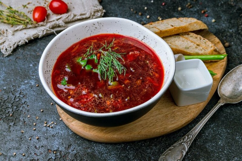 Красивый борщ