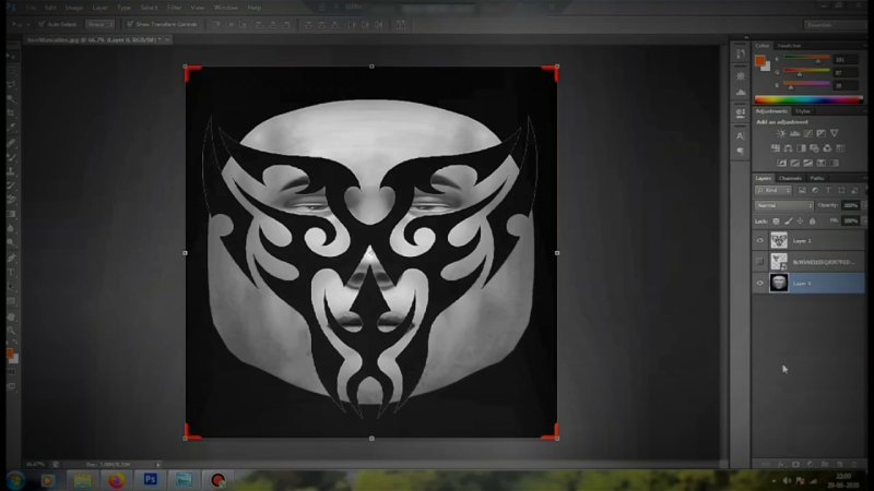 Spark ar Studio маска