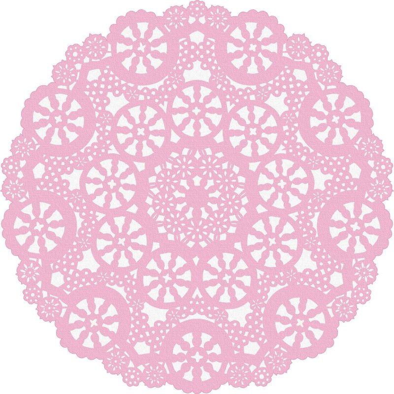 Кружево круглое