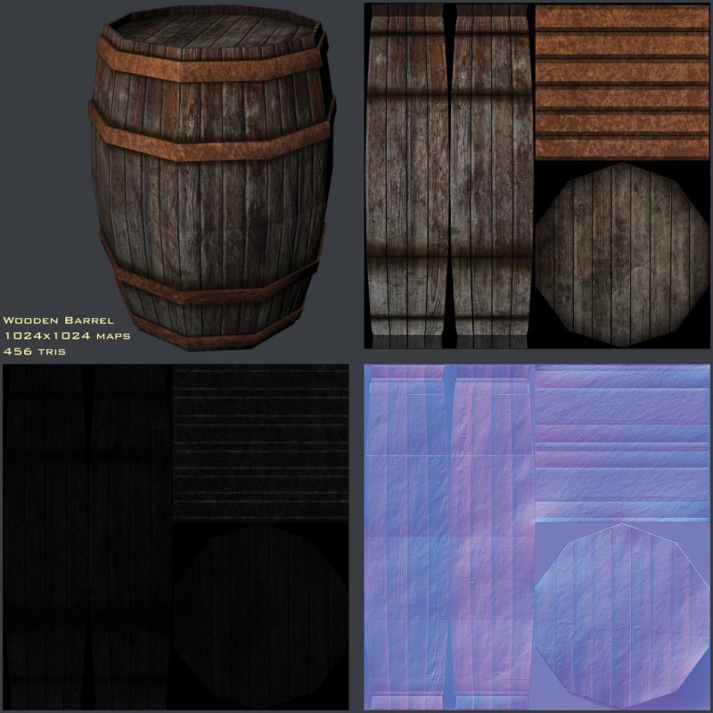 Ретекстур бочек скайрим