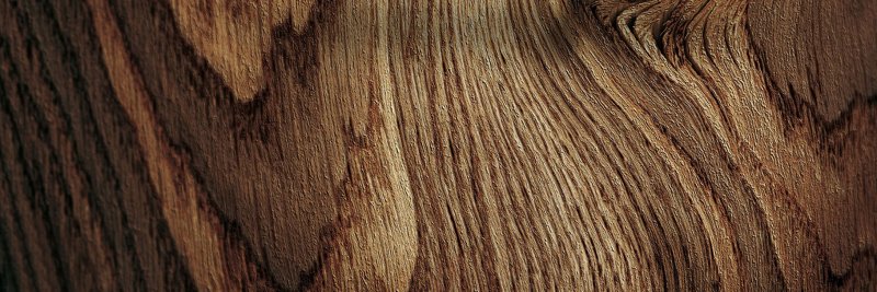 Ясень продольный срез