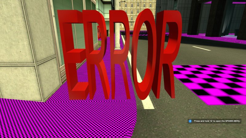 Error Гаррис мод