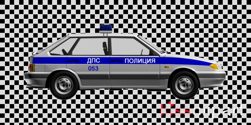 ВАЗ 2114 ДПС сбоку